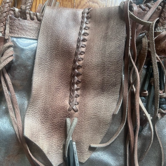 Free People Y2K Boho Chic fringed leather bag - Picture 2 of 7